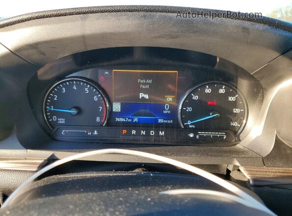 1FMSK7FH8MGA91875 2021 FORD EXPLORER Gray ხელსაწყოთა პანელის ხედი