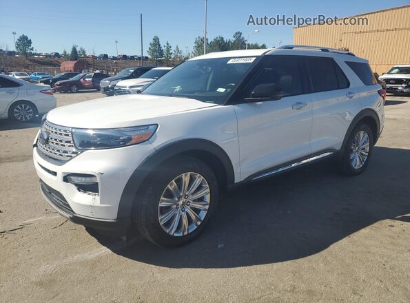 1FMSK7FH9MGA44922 2021 FORD EXPLORER White Przód lewy