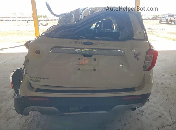 1FMSK7FH9MGA56519 2021 FORD EXPLORER Белый Вид сзади