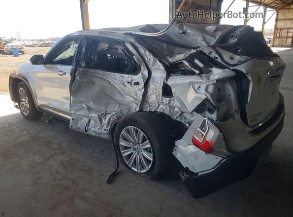 1FMSK7FH9MGA56519 2021 FORD EXPLORER Белый Задняя левая четверть