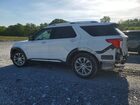 2022 Ford Explorer Limited White vin: 1FMSK7FH9NGA63715