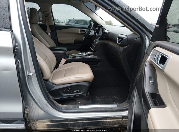 1FMSK7FHXLGA76907 2020 FORD FORD EXPLORER Серебряный Вид салона спереди