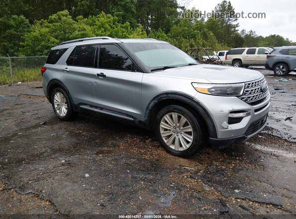 1FMSK7FHXLGA76907 2020 FORD FORD EXPLORER Серебряный Передняя правая четверть