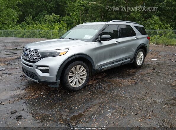 1FMSK7FHXLGA76907 2020 FORD FORD EXPLORER Серебряный Передняя левая четверть
