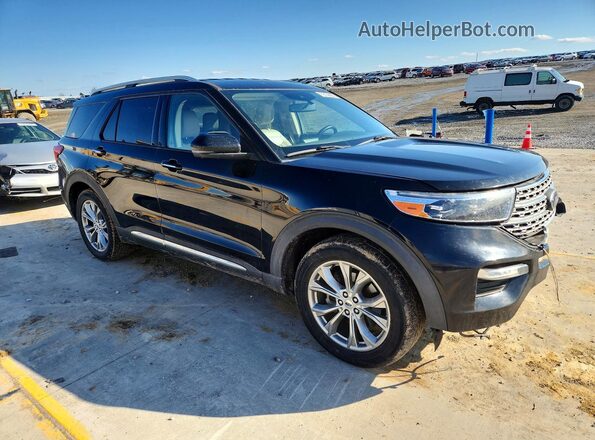1FMSK7FHXMGA88041 2021 FORD EXPLORER Черный Передняя правая четверть