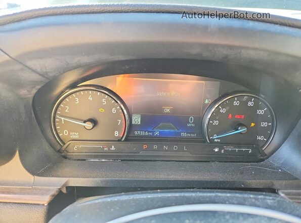 1FMSK7FHXMGA88041 2021 FORD EXPLORER Черный Вид щитка приборов