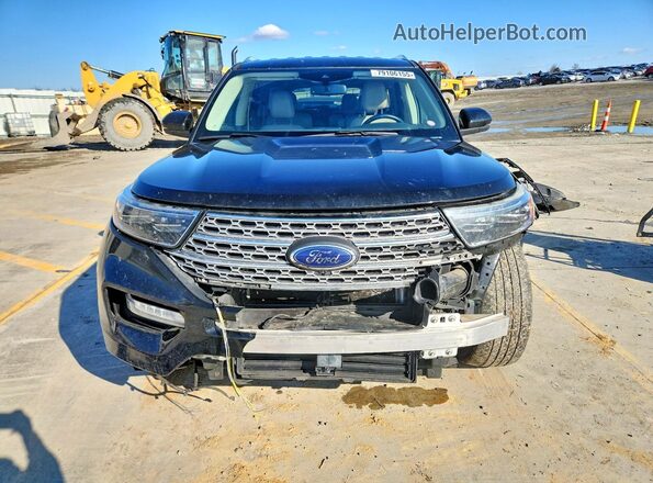 1FMSK7FHXMGA88041 2021 FORD EXPLORER Черный Вид спереди