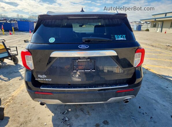 1FMSK7FHXMGA88041 2021 FORD EXPLORER Черный Вид сзади
