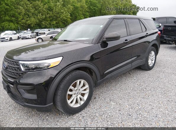 1FMSK8BB4LGC68542 2020 FORD EXPLORER Черный Передняя левая четверть
