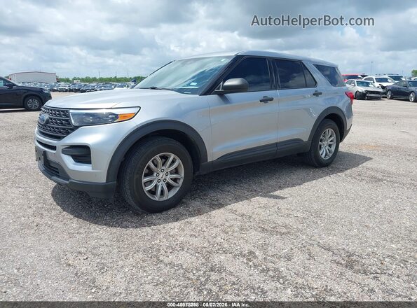 1FMSK8BH5LGC68599 2020 FORD EXPLORER Серебряный Передняя левая четверть