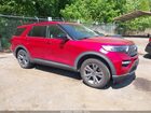 2022 Ford Explorer Xlt Red vin: 1FMSK8DH0NGA00415