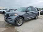 2022 Ford Explorer Xlt Silver vin: 1FMSK8DH0NGA42728