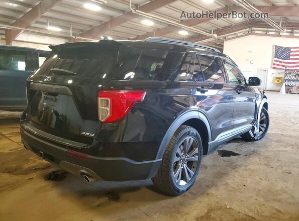 1FMSK8DH0NGA56242 2022 FORD EXPLORER Black უკანა მარჯვენა