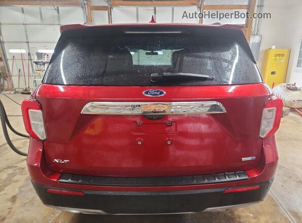 1FMSK8DH1LGA13588 2020 FORD EXPLORER Red Vista trasera