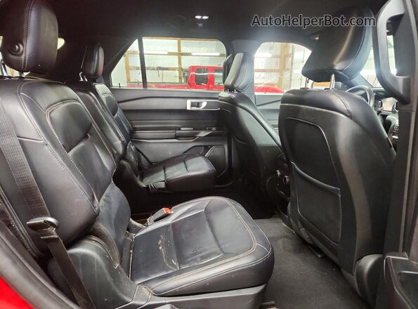 1FMSK8DH1LGA13588 2020 FORD EXPLORER Red Vista interior trasera