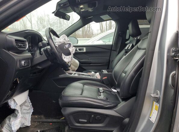 1FMSK8DH1LGC19851 2020 FORD EXPLORER Серебряный Вид салона спереди