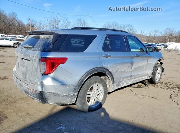 1FMSK8DH1LGC19851 2020 FORD EXPLORER Серебряный Задняя правая четверть