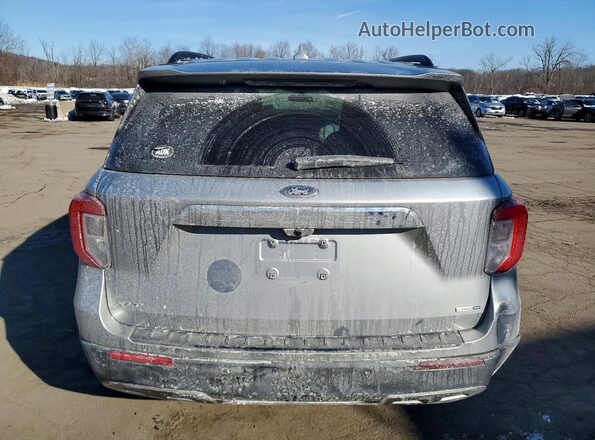 1FMSK8DH1LGC19851 2020 FORD EXPLORER Серебряный Вид сзади