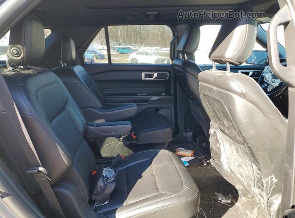 1FMSK8DH1LGC19851 2020 FORD EXPLORER Серебряный Вид задней части салона