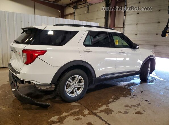 1FMSK8DH1LGC73120 2020 FORD EXPLORER Белый Задняя правая четверть