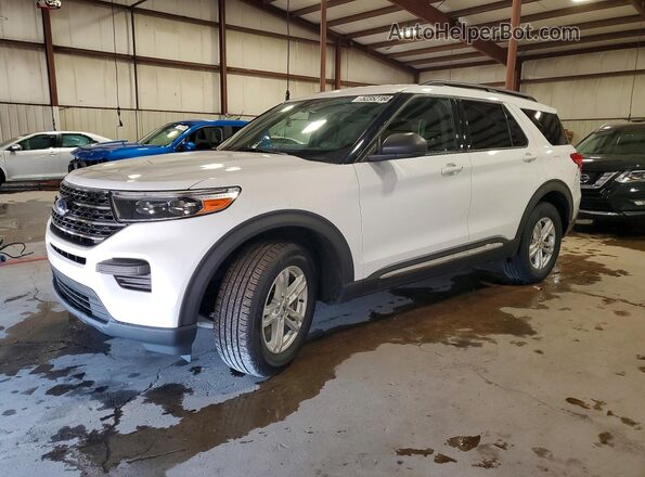 1FMSK8DH1LGC73120 2020 FORD EXPLORER Белый Передняя левая четверть