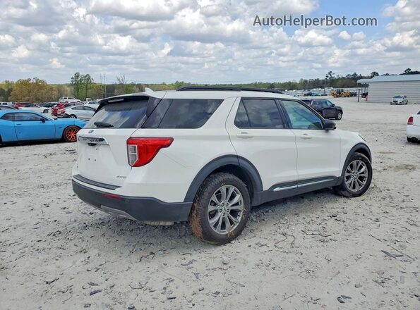 1FMSK8DH1MGA80886 2021 FORD EXPLORER White უკანა მარჯვენა