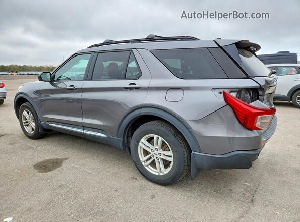 1FMSK8DH1MGC14893 2021 FORD EXPLORER Серый Задняя левая четверть
