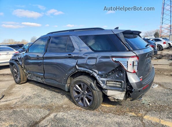 1FMSK8DH1NGC19948 2022 FORD EXPLORER Серый Задняя левая четверть