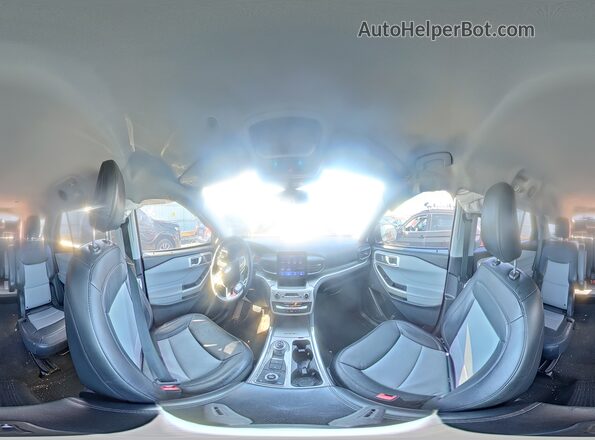 1FMSK8DH1NGC19948 2022 FORD EXPLORER Серый Панорамный вид салона 360°