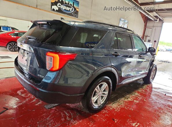 1FMSK8DH1PGB42663 2023 FORD EXPLORER Угольный Задняя правая четверть