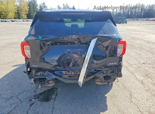 1FMSK8DH1RGA20498 2024 FORD EXPLORER Черный Вид сзади