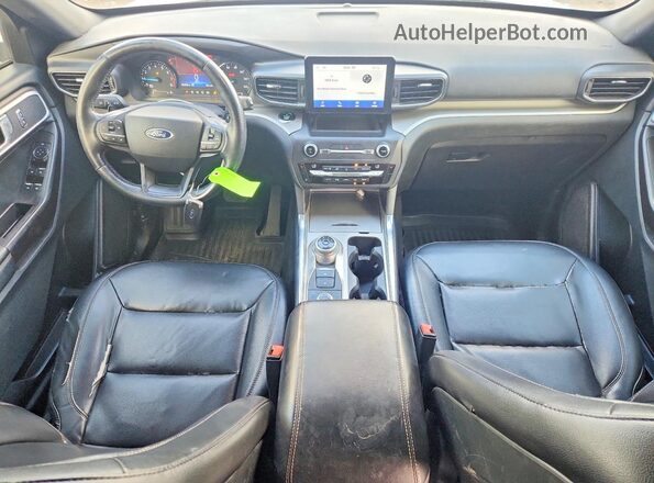 1FMSK8DH2LGA81107 2020 FORD EXPLORER Белый Вид панели приборов