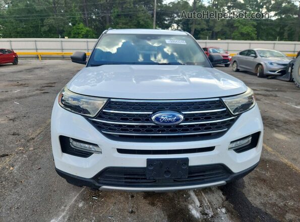1FMSK8DH2LGA81107 2020 FORD EXPLORER Белый Вид спереди