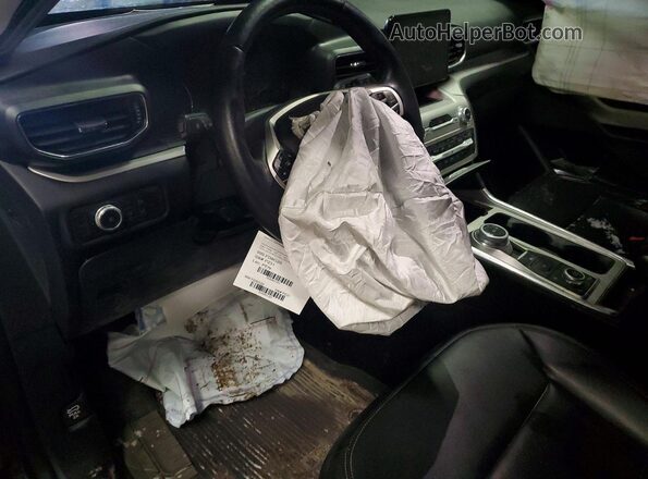 1FMSK8DH2LGC68945 2020 FORD EXPLORER Черный Вид панели приборов