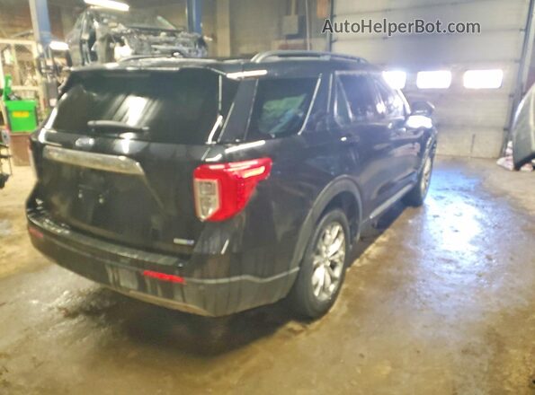 1FMSK8DH2LGC68945 2020 FORD EXPLORER Черный Задняя правая четверть