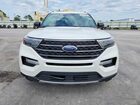 2020 Ford Explorer Xlt White vin: 1FMSK8DH2LGC79797