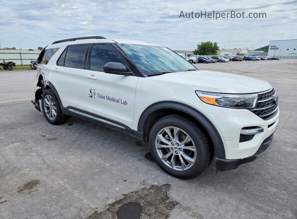 1FMSK8DH2LGC79797 2020 FORD EXPLORER White Delantero derecho