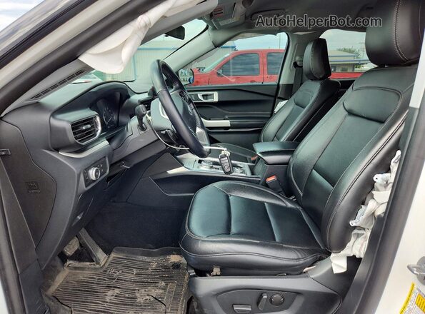 1FMSK8DH2LGC79797 2020 FORD EXPLORER White Vista interior delantera