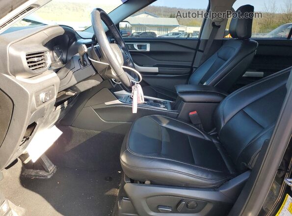 1FMSK8DH2LGC95935 2020 FORD EXPLORER Black Вид салону спереду