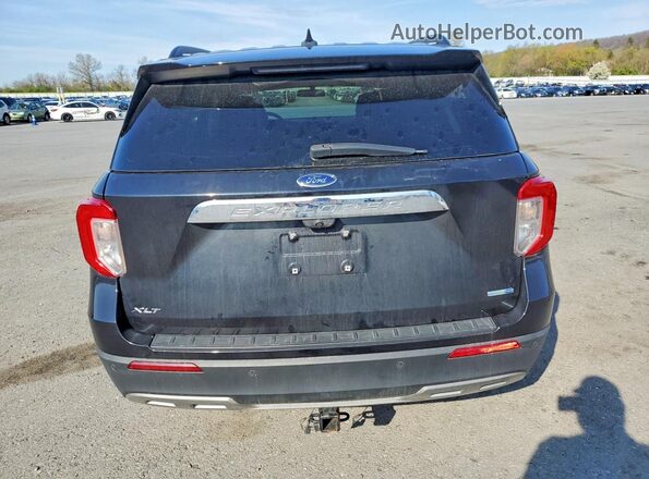 1FMSK8DH2LGC95935 2020 FORD EXPLORER Black Вид ззаду
