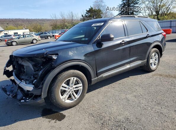 1FMSK8DH2LGC95935 2020 FORD EXPLORER Black Передня ліва чверть