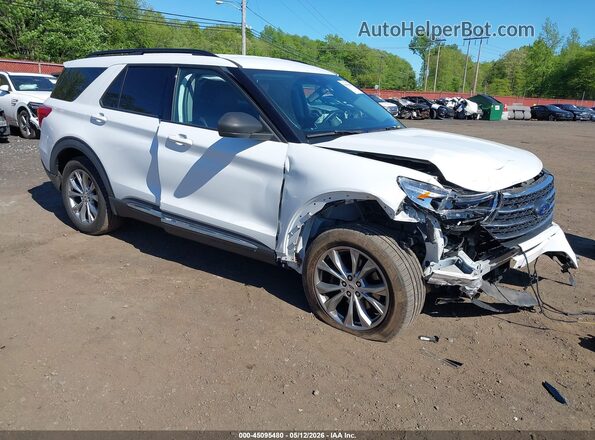 1FMSK8DH2MGA66950 2021 FORD EXPLORER White Przód prawy