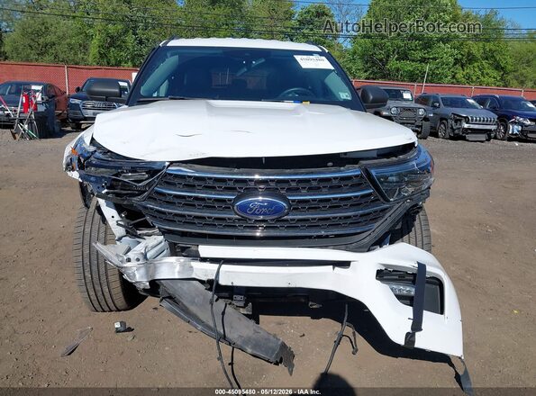 1FMSK8DH2MGA66950 2021 FORD EXPLORER White Widok zestawu wskaźników