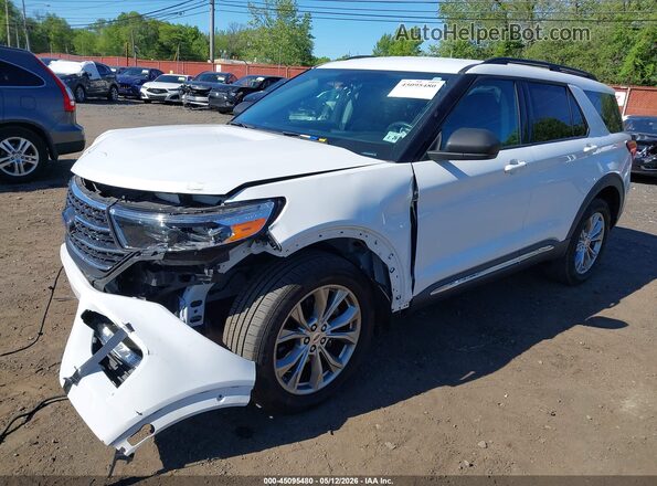 1FMSK8DH2MGA66950 2021 FORD EXPLORER White Przód lewy