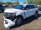 2021 Ford Explorer Xlt White vin: 1FMSK8DH2MGA66950