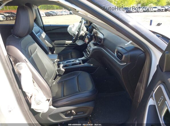 1FMSK8DH2MGA66950 2021 FORD EXPLORER White Widok wnętrza z przodu