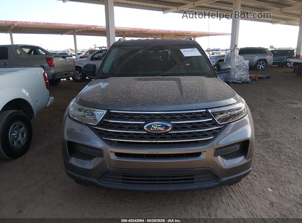 1FMSK8DH2NGA33237 2022 FORD EXPLORER Gray Вид щитка приладів
