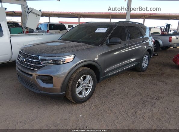 1FMSK8DH2NGA33237 2022 FORD EXPLORER Gray Передня ліва чверть