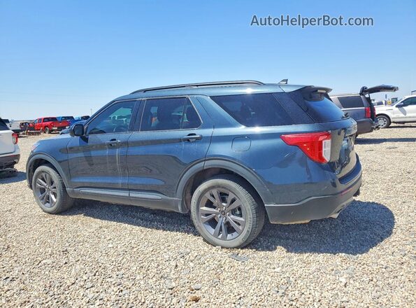 1FMSK8DH2NGC43773 2022 FORD EXPLORER Blue Rear left
