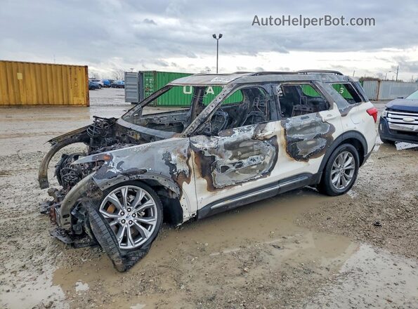 1FMSK8DH2PGB31672 2023 FORD EXPLORER Белый Передняя левая четверть